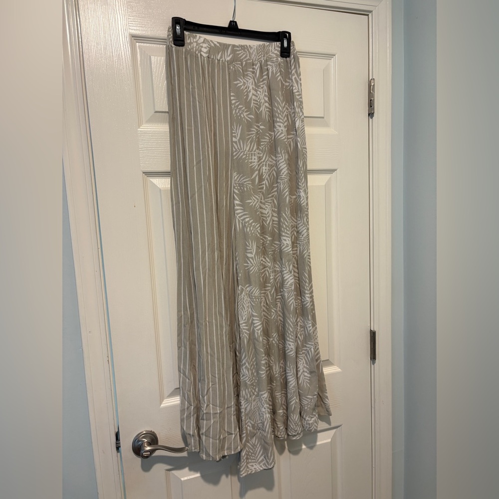 Flowy Two Tone Pants
